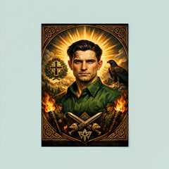 Corneliu Zelea Codreanu green shirt icon portrait poster 8