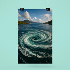 Corryvreckan Whirlpool Scotland poster 6