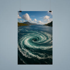Corryvreckan Whirlpool Scotland poster 9