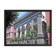 Cosimo Fanzago framed print on a plain backdrop in size 18"x24".
