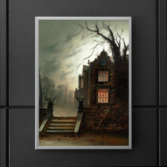 Country House by Moonlight by Wilfred Bosworth Jenkins poster 5