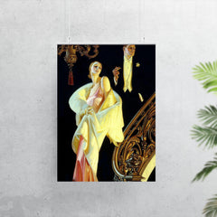 Couple Descending a Staircase by J.C. Leyendecker, c. 1925 poster 7