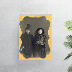 Couple in Mourning, 1853 poster 7