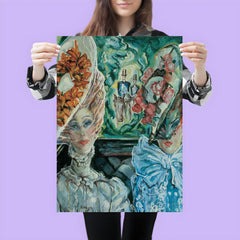 Courtesans in Paris by Gyula Batthyany, 1910 poster 3