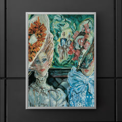 Courtesans in Paris by Gyula Batthyany, 1910 poster 5