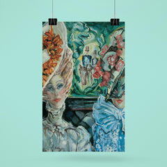 Courtesans in Paris by Gyula Batthyany, 1910 poster 6