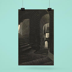 Covered Alley in Atrani by M. C. Escher, 1931 poster 6