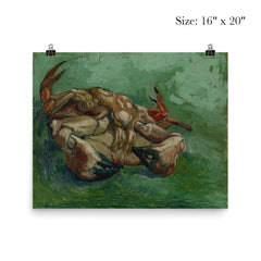 Crab on its Back by Vincent van Gogh, 1887 poster 2