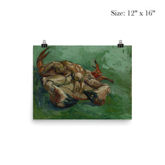 Crab on its Back by Vincent van Gogh, 1887 poster 3