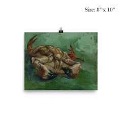 Crab on its Back by Vincent van Gogh, 1887 poster 4