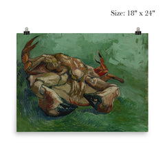 Crab on its Back by Vincent van Gogh, 1887 poster 5