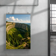 Creux du Van Natural Amphitheatre Switzerland poster 4
