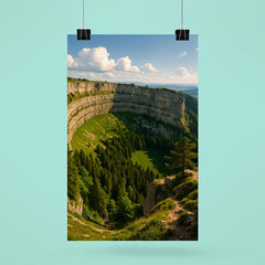 Creux du Van Natural Amphitheatre Switzerland poster 6
