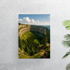 Creux du Van Natural Amphitheatre Switzerland poster 7
