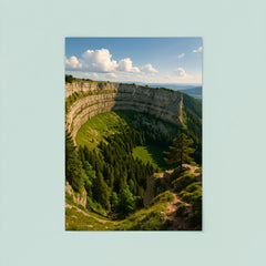 Creux du Van Natural Amphitheatre Switzerland poster 8