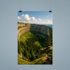 Creux du Van Natural Amphitheatre Switzerland poster 9