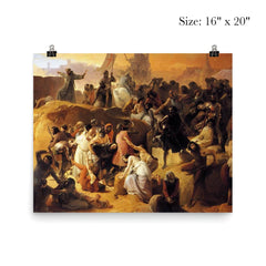 Crusaders Thirsting near Jerusalem by Francesco Hayez, 1836-1850 poster 2