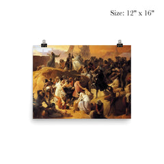 Crusaders Thirsting near Jerusalem by Francesco Hayez, 1836-1850 poster 3