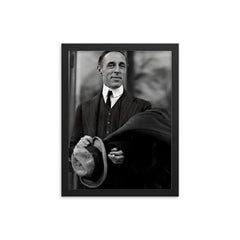 D W Griffith framed print on a plain backdrop in size 12"x16".