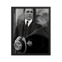 D W Griffith framed print on a plain backdrop in size 16"x20".