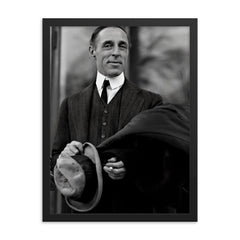 D W Griffith framed print on a plain backdrop in size 18"x24".