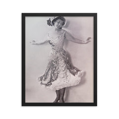 Dagmar Hansen framed print on a plain backdrop in size 16"x20".