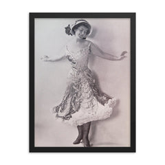 Dagmar Hansen framed print on a plain backdrop in size 18"x24".