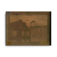 Daguerreotype of Central High School, Philadelphia, 1839 canvas print on a plain backdrop in size 18"x24".