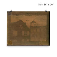 Daguerreotype of Central High School, Philadelphia, 1839 poster 2