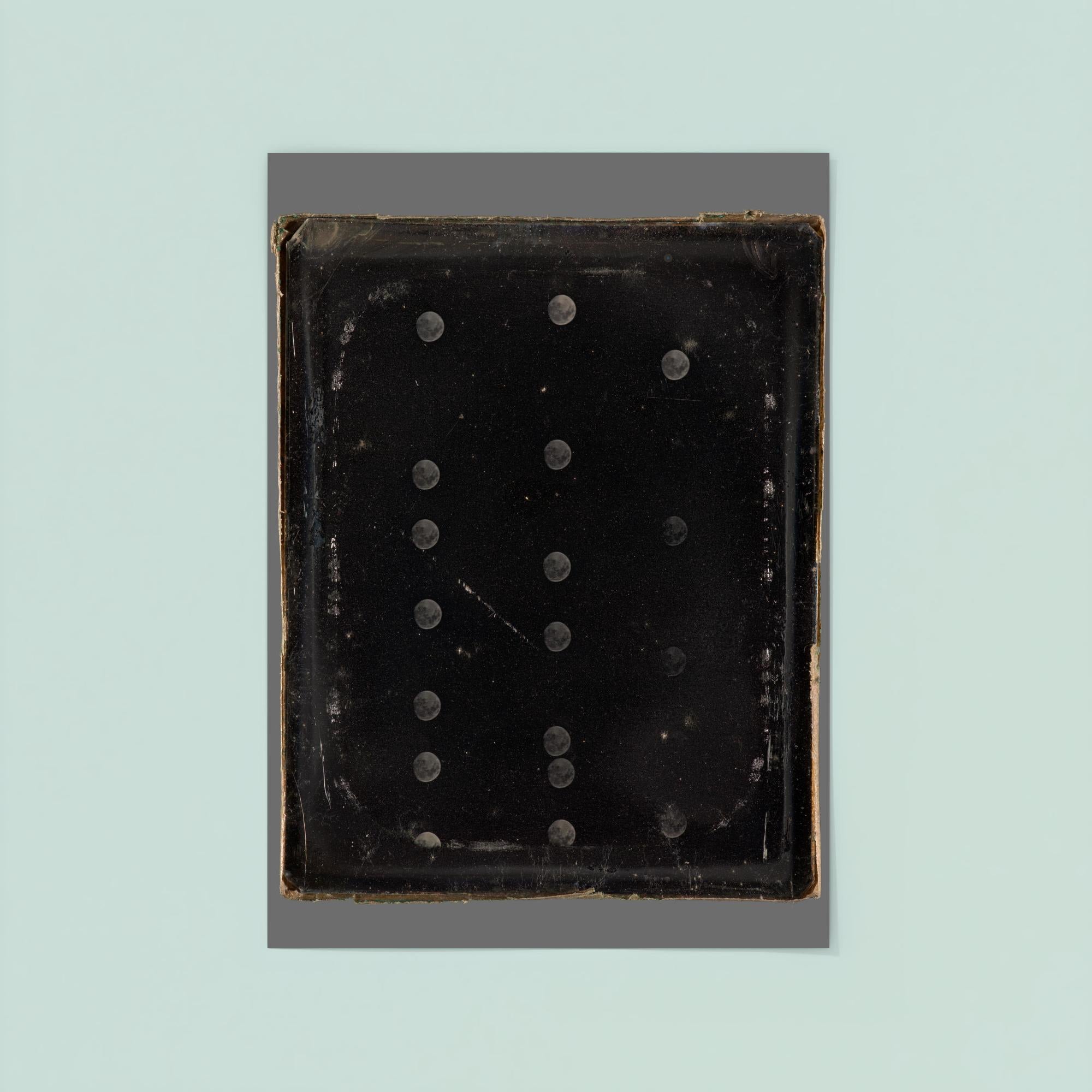 Daguerreotype of the Moon by Antoine-François-Jean Claudet, c. 1846-1852 poster 8