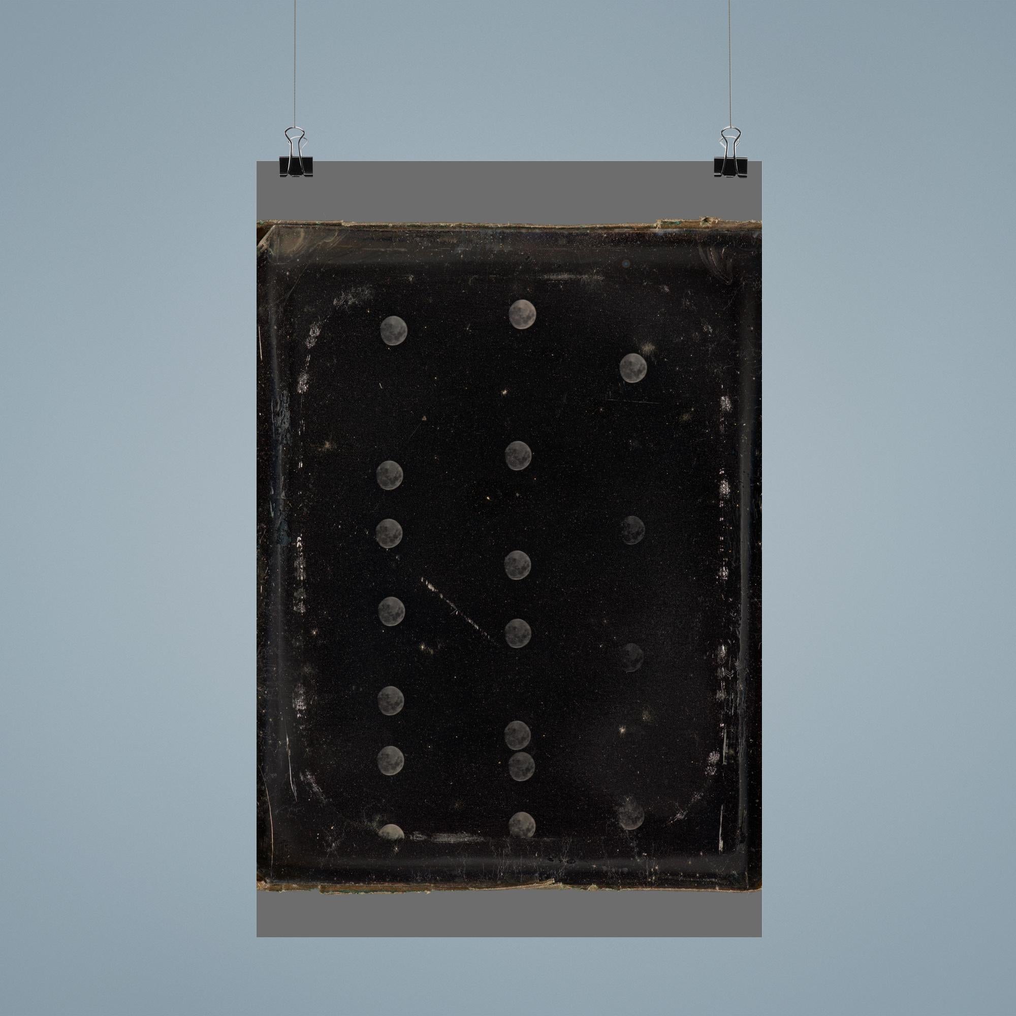 Daguerreotype of the Moon by Antoine-François-Jean Claudet, c. 1846-1852 poster 9