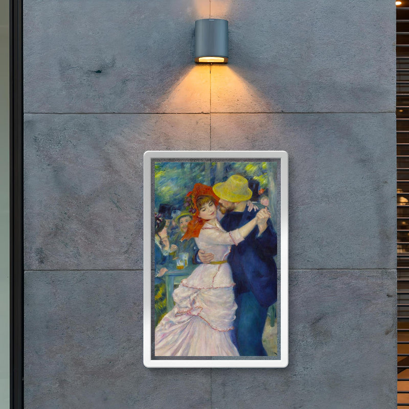 Dance at Bougival by Pierre Auguste Renoir poster 2