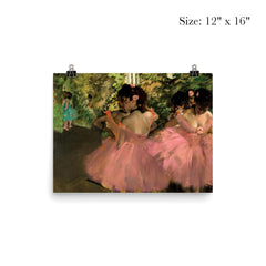 Dancers in Pink by Edgar Degas, 1876 poster 3