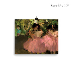 Dancers in Pink by Edgar Degas, 1876 poster 4