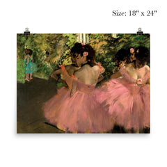 Dancers in Pink by Edgar Degas, 1876 poster 5