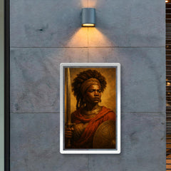 Dandara dos Palmares warrior queen portrait poster 2
