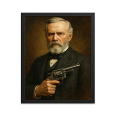 Daniel B Wesson framed print on a plain backdrop in size 16"x20".