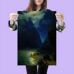 Darial Gorge by Ivan Aivazovsky, 1862 poster 3