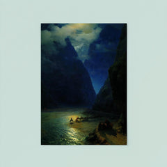 Darial Gorge by Ivan Aivazovsky, 1862 poster 8