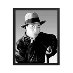 Dashdorjiin Natsagdorj framed print on a plain backdrop in size 16"x20".