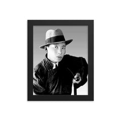 Dashdorjiin Natsagdorj framed print on a plain backdrop in size 8"x10".