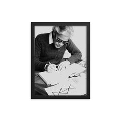 David Consuegra framed print on a plain backdrop in size 12"x16".