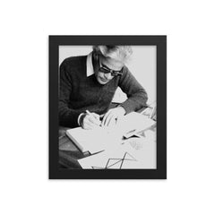 David Consuegra framed print on a plain backdrop in size 8"x10".