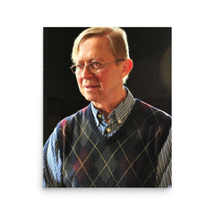 David Maslanka poster on a plain backdrop in size 16"x20".
