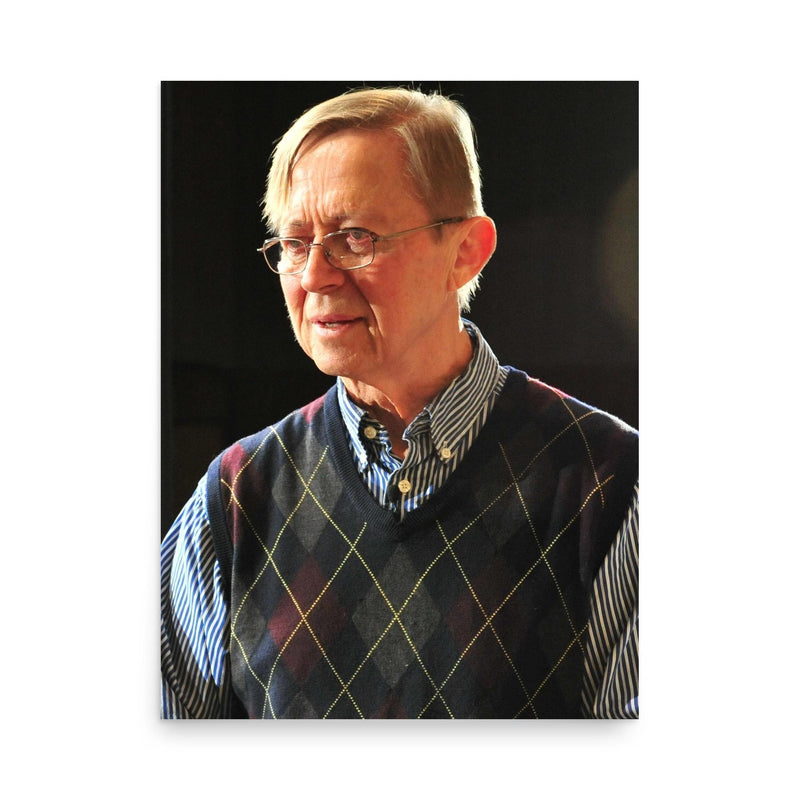 David Maslanka poster on a plain backdrop in size 18