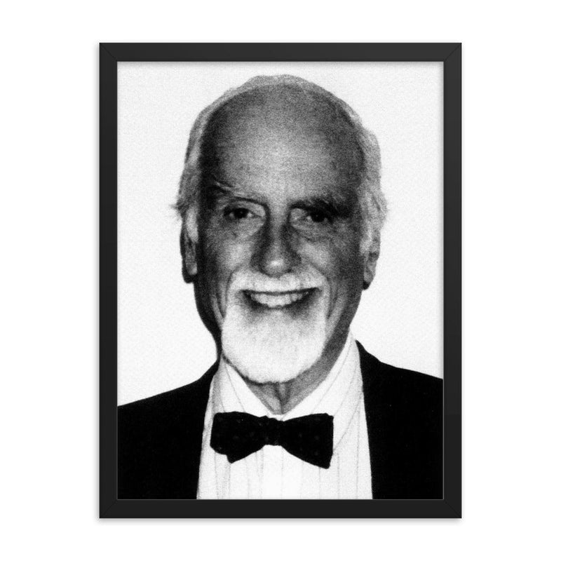 David McClelland framed print on a plain backdrop in size 18