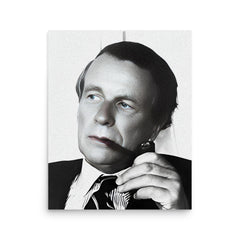 David Ogilvy poster on a plain backdrop in size 16"x20".