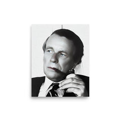 David Ogilvy poster on a plain backdrop in size 8"x10".