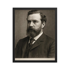 David R Wilson framed print on a plain backdrop in size 16"x20".