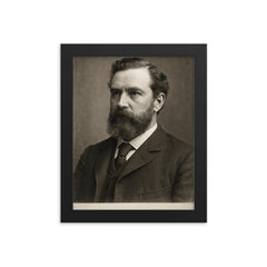 David R Wilson framed print on a plain backdrop in size 8"x10".